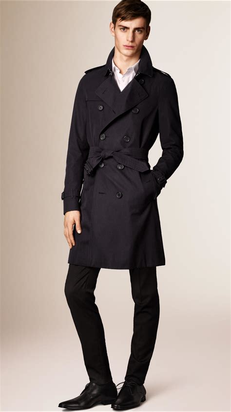 burberry sandringham mens long|Burberry sandringham long trench coat.